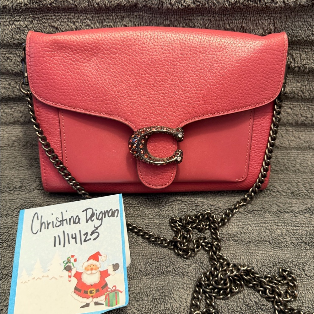 Coach Tabby Chain Clutch Purse